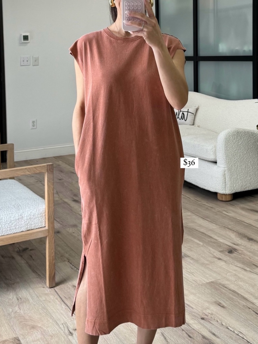 Shop Talulah On The Go Terra Cotta Midi Dress - New!